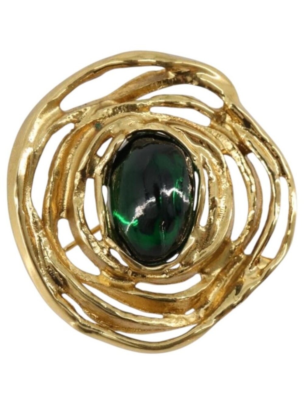 SAINT LAURENT Brooch metal Gold Tone